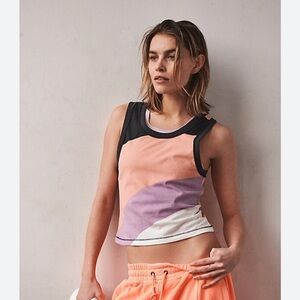 Free People Back To Basics Printed Tank Small